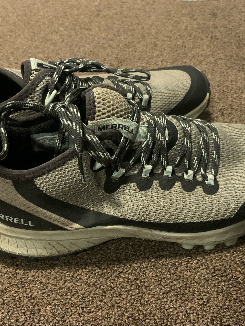 Merrell Women's Gray and Black Trail Sneakers